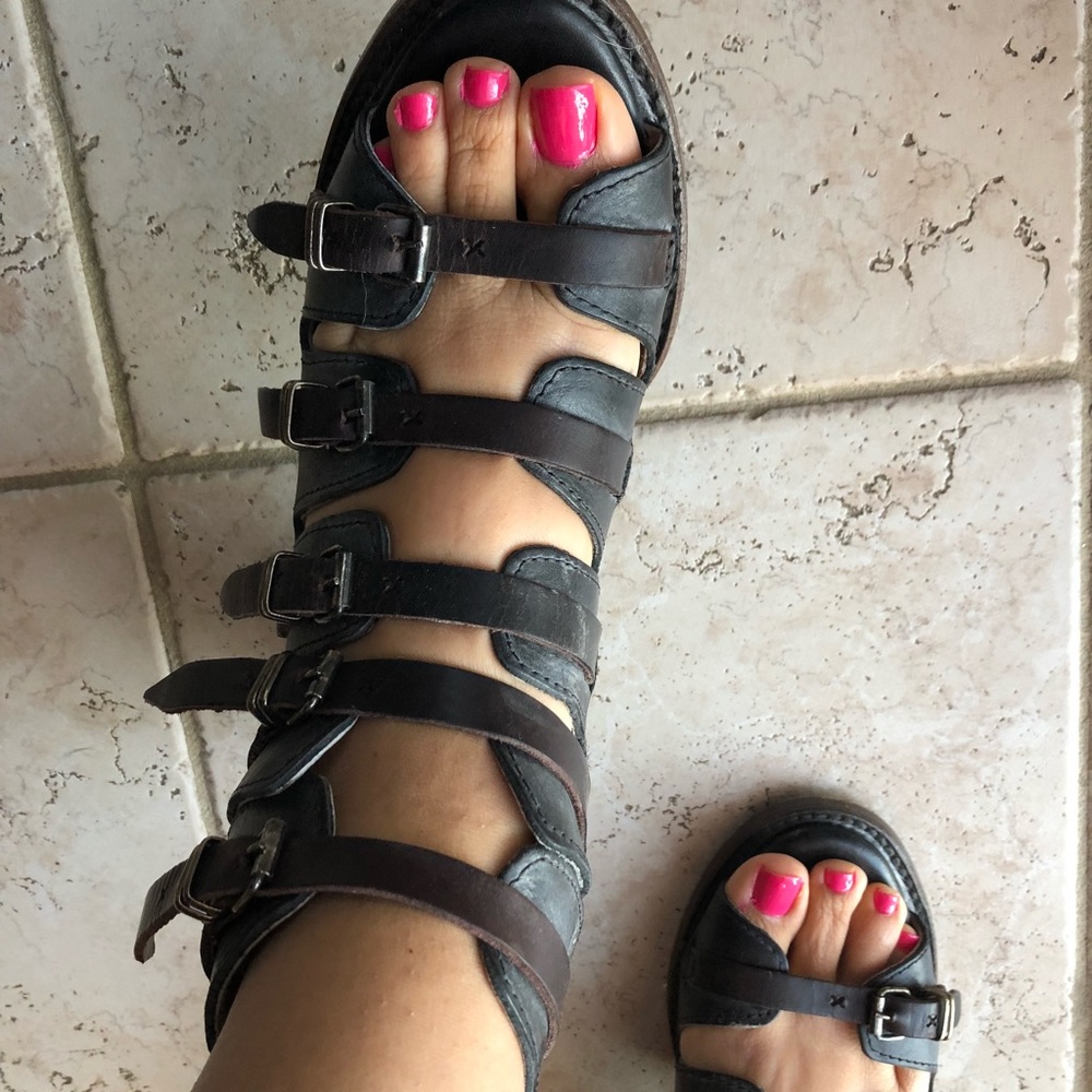 🎈SOLD🎈Freebird Quinn Black-Multi Shoes Sz 8 - Picture 4 of 5